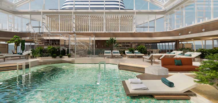 Over 700 sqm of indoor and outdoor spa facilities for pure relaxation and wellness