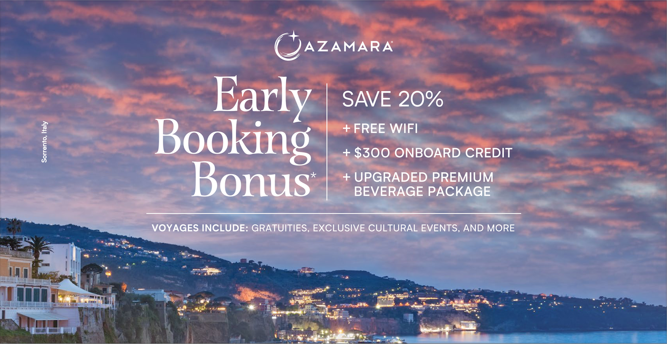 Azamara Early Booking Bonus